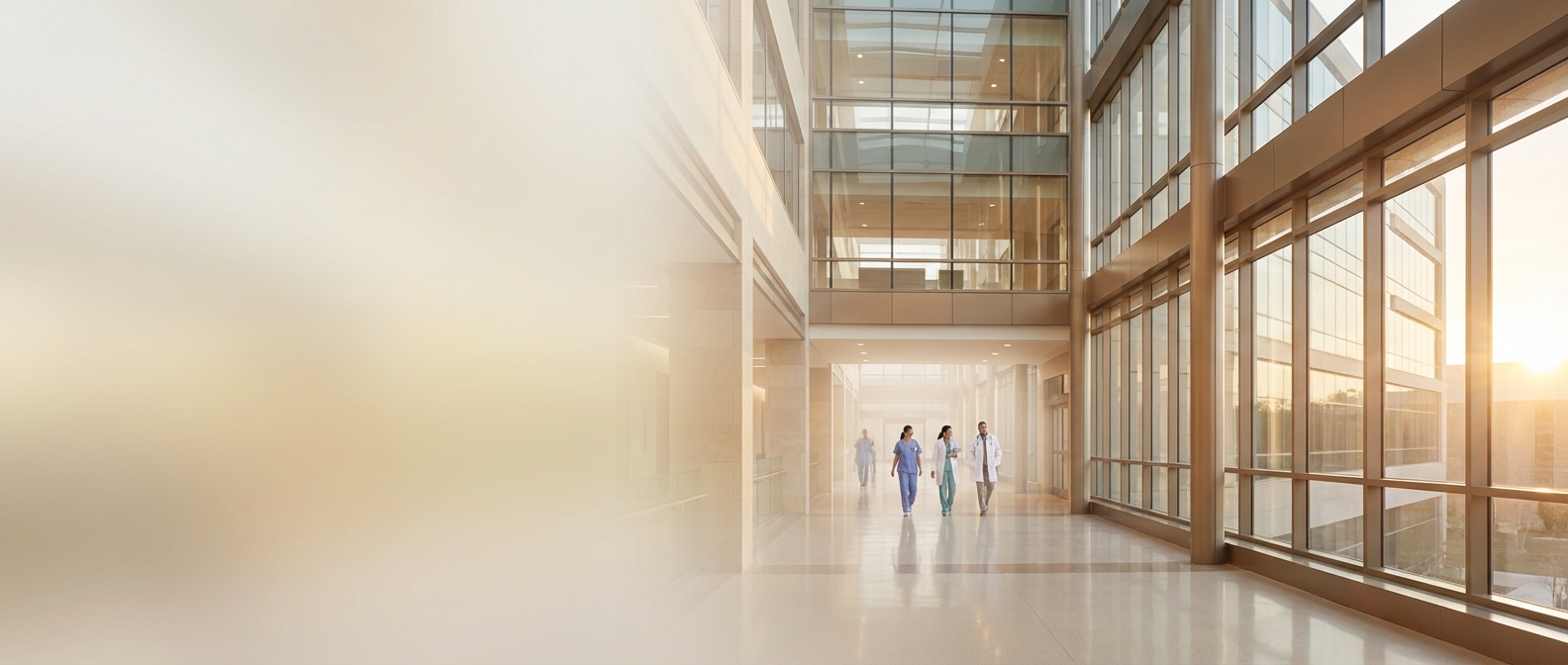 Modern hospital interior